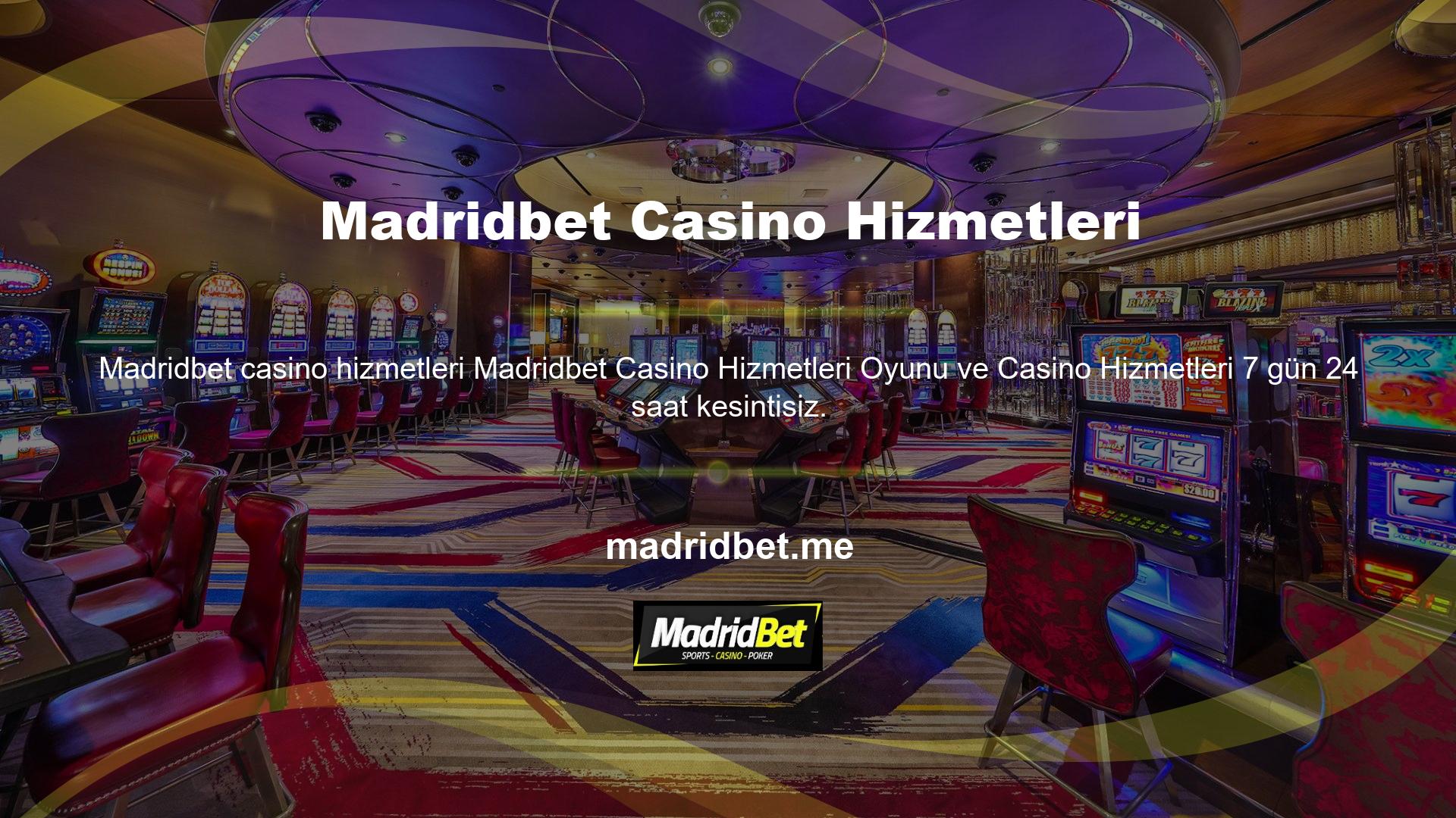 Şirket, oyun, bahis veya canlı akış sunanlar gibi farklı çevrimiçi hizmetlerle çalışan bir oyun sınırına sahiptir